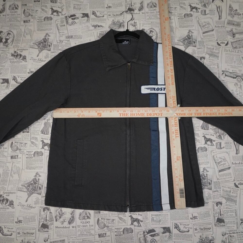 Vintage Y2K lost zip mechanics 1990s skate Eisenhower jacket - Picture 4 of 4